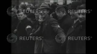 1938 AUSTRIA: Hitler enters Austria in triumph