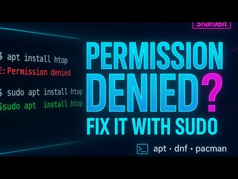 sudo & Package Managers Explained — apt, dnf, pacman (Beginner)
