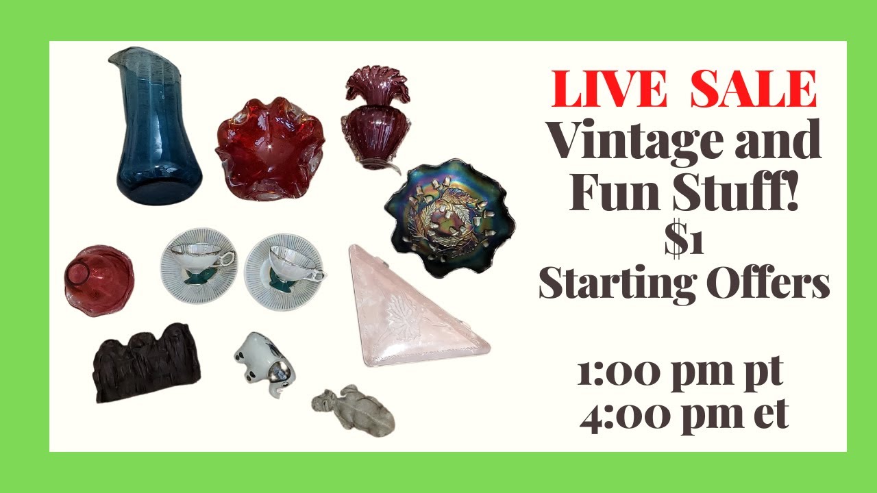 LIVE SALE - Lots of Fun and Loads of Cool Stuff!