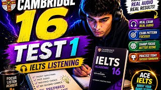 IELTS Listening | Cambridge book 16 | test 1| complete with answers 