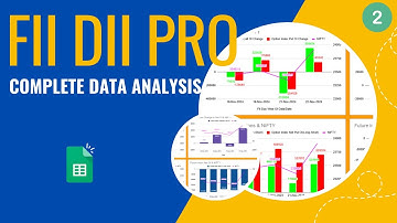 Future & Options Index OI |FII DII | Data Analysis in Google Sheet ✅Automated #optionstrading