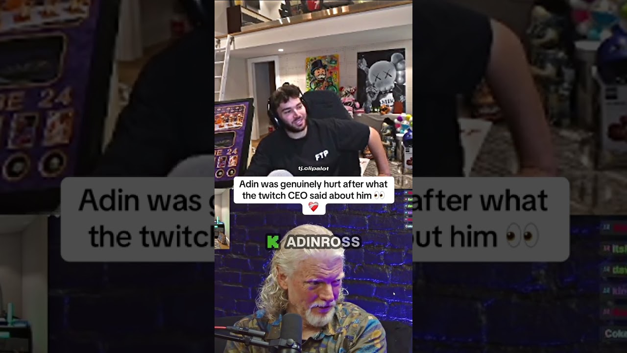 Adin Ross Was Hurt After Twitch CEO Said He FELL OFF😭😳 
