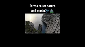 Stress relief nature and music!🎶⛰️ Beautiful landscape for meditation and yoga!❤️