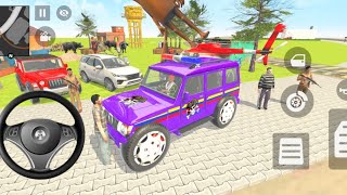 Indian TheftAuto Simulator: Franklin Drives Modified New police bus 🚨 Indian Police SUV in the game😯 screenshot 4