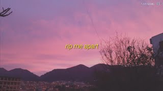 Coldsteeze - rip me apart (prod. Ocean)[Lyric]