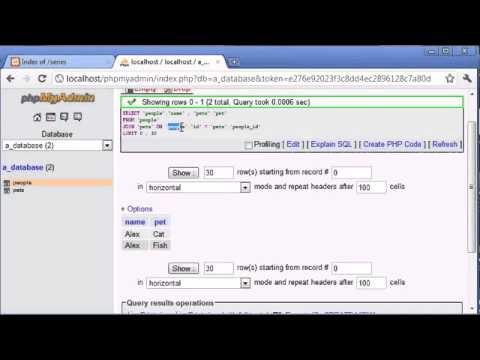 Beginner PHP Tutorial   129   JOIN
