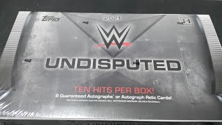 WWE Topps undisputed 2021 hobby box opening