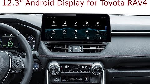Road Top 12.3" Android Display Installation Demo for Toyota RAV4 2020-2023