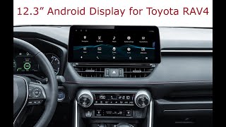 Road Top 12.3" Android Display Installation Demo for Toyota RAV4 2020-2023