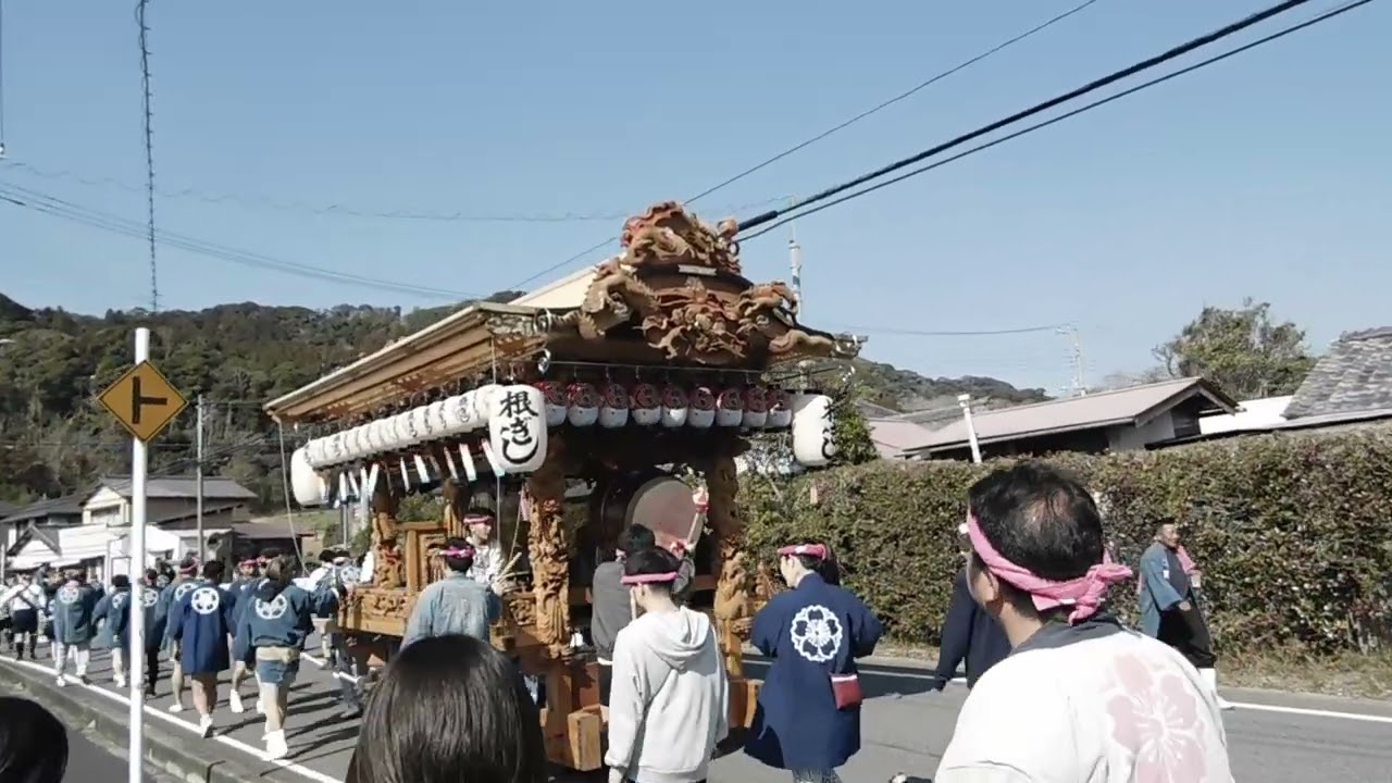 2026年2月28日根岸屋台修繕完了祭　農業協同組合からみよし屋まで