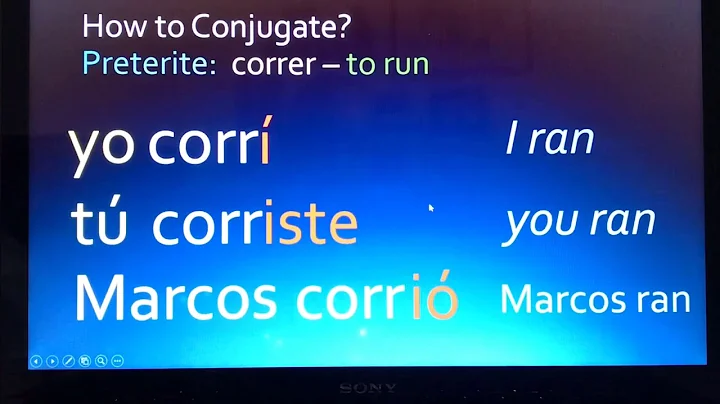 Preterite Conjugation Lesson