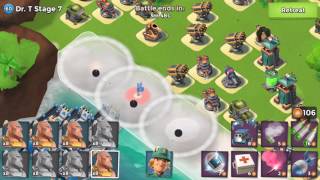 BOOM BEACH UNBOOSTED DR.T FAIL!!! XD (LIVE RAGE QUIT)