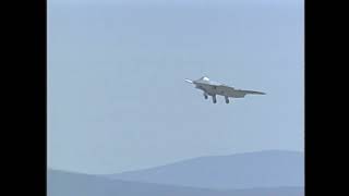 NASA Dryden Flight Research Center X-36 B-roll 7-22-97 - F-16 B-roll - X-36 Animation - Tape 55