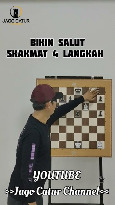 MISTERI SKAKMAT 4 LANGKAH INI DIBONGKAR HABIS, JAWABANNYA BIKIN SALUT #shorts #catur #jagocatur
