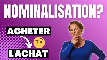 How to turn a French noun into a verb & vice versa | Nominalisation in French