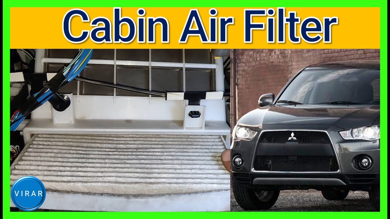 How to Replace Cabin Air Filter Mitsubishi Outlander (20102013