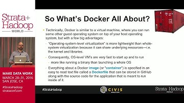 Docker for Data Scientists, Strata 2016, Michelangelo D