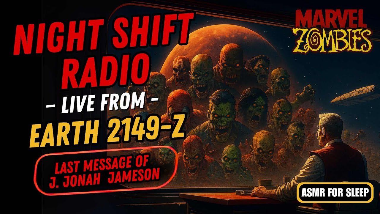 Night Shift Radio | Marvel Zombies Have Taken Earth 2149 – Vintage Analog Horror Broadcast for Sleep