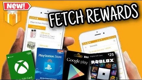 Get gift cards using app | FETCH REWARDS (app is amazing and easy to use)