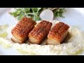 Pork Belly with Celery Root Puree - Crispy Pork Belly Recipe