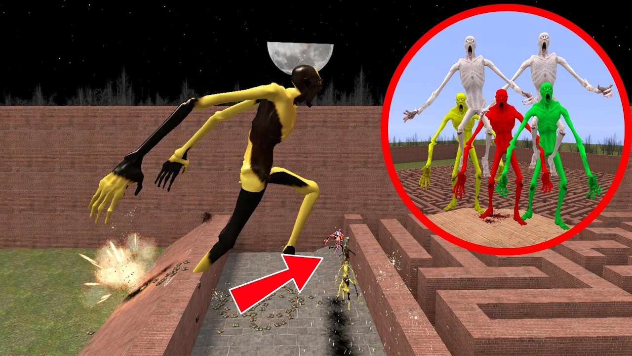 Giant SCP-096 Just Leaped Into My Maze… I’m Done 😱🔥