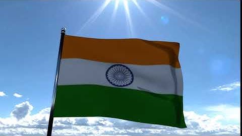 Animation of the Indian Flag Made in Blender 2.83