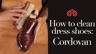 كيفية تنظيف أحذية كوردوفان · صانع أحذية كارمينا