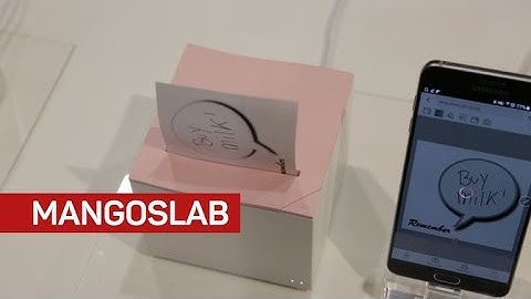 This tiny cube is a printer for handy sticky notes