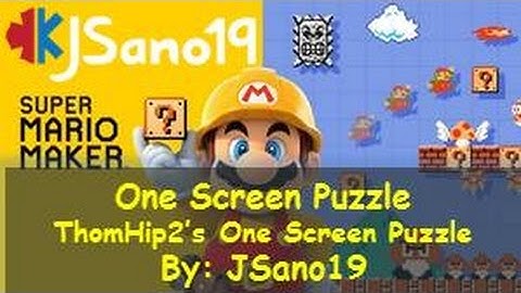Super Mario Maker - My First Upload - ThomHip2
