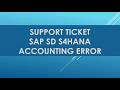 Account determination sap sd | Account determination for entry xxxx GBB xxx 3100 not possible