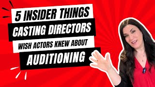 5 *Insider* Things Casting Directors Wish Actors Knew About Auditioning Profile