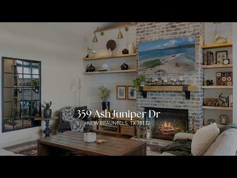 359 Ash Juniper Dr, New Braunsfels, TX home video tour