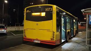 (MZA Warszawa) Solbus SM12 (10m) nr taborowy 1073 [🚍107 » Esperanto]