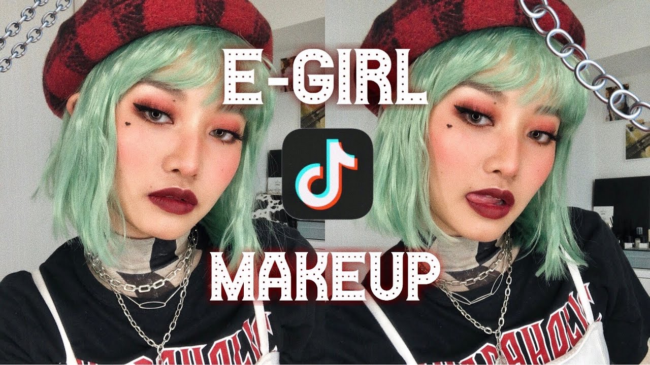 Tiktokのサブカルチャー E Girlメイク に挑戦 E Girl Makeup Youtube