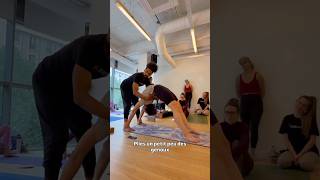 yoga backbend adjustments workshop #yogasuit #yogaasana #yogapose
