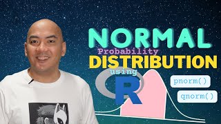 Normal Probability Distribution [using pnorm and qnorm functions in R (or RStudio)]