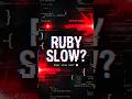 Ruby slow nahi… tumhari coding slow hai 💀 #viral #unfrezzmyaccount #education #ruby #programming