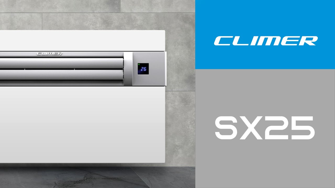Climer SX25 - Монтаж и подключение к отоплению. Установка кондиционера без наружного блока.