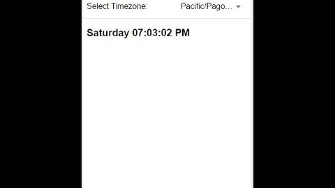 how to get timezone list and getting date of selected timezone inside ionic capacitor app