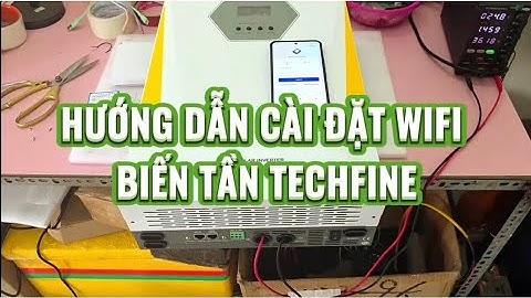 Hướng dẫn cài đặt WiFi cho biến tần TECHFINE | Giám sát từ xa qua ứng dụng Solar Of Things
