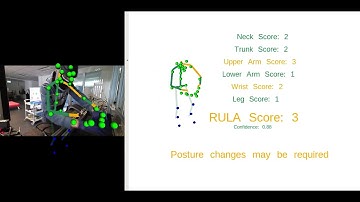 Automatic Real-Time Posture & Ergonomics Evaluation based on the Rapid Upper Limb Assessment (RULA)