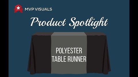 How To Choose The Perfect Printed Table Runner For Trade Shows