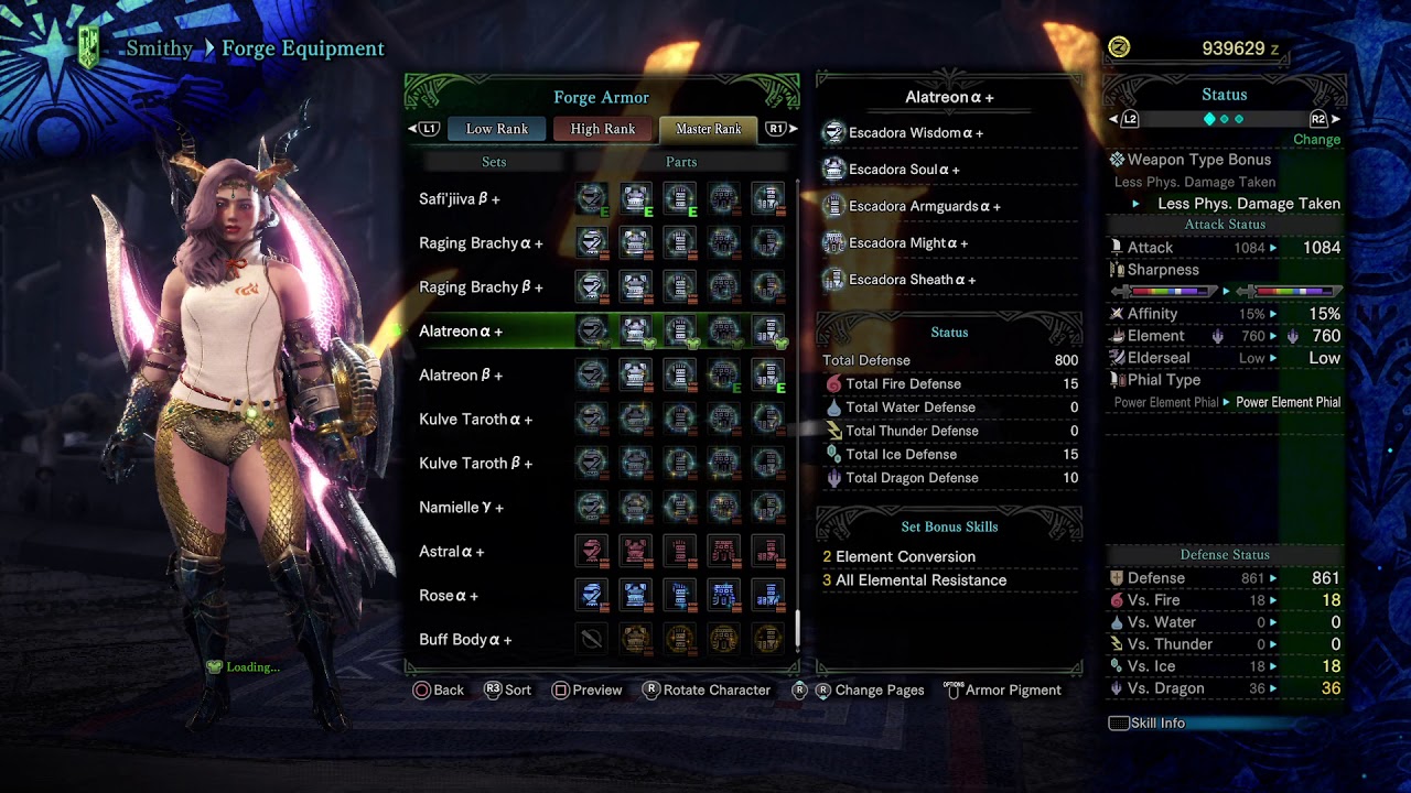Alatreon’s Armour sets and skills YouTube