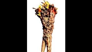 30 Depiction of The Man wax maquette with narration