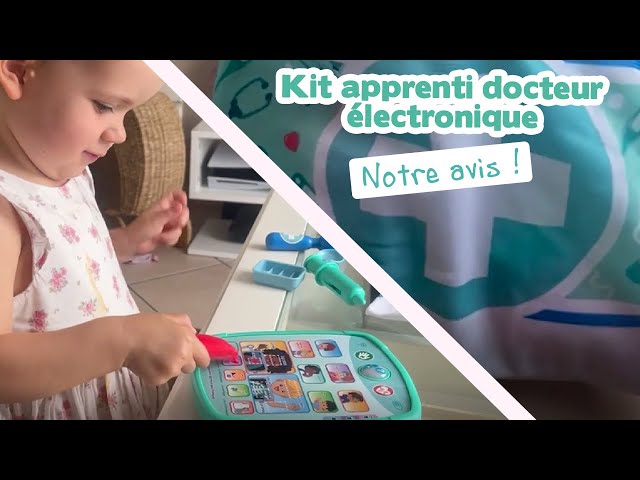 VTech - Kit Apprenti Docteur Électronique, Mallette Docteur avec Tablette  Enfant Interactive et Jeux Éducatifs, 16 Pièces et Accessoires de Jeu,  Cadeau Enfant de 2 Ans à 5 Ans - Contenu en