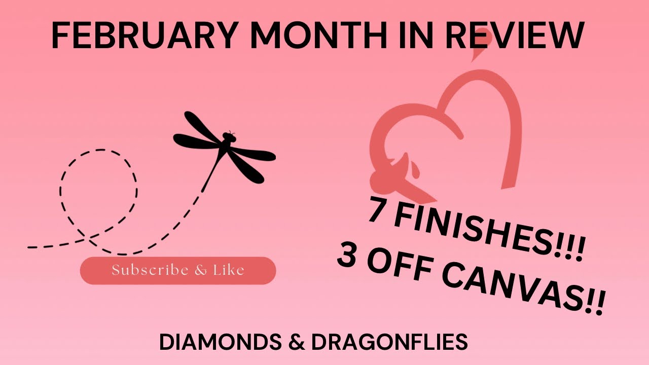 FEBRUARY MONTH IN REVIEW!! 7 FINISHES & 3 OFF CANVAS!!! - YouTube