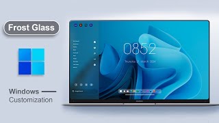 windows frost glass theme v4  - 2024