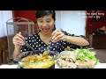 ĂN BÚN BÒ GIÒ CHẢ, THƠM LỪNG  CẢ NHÀ, ÔNG XÃ TRỐN VÀO GARA HAHA