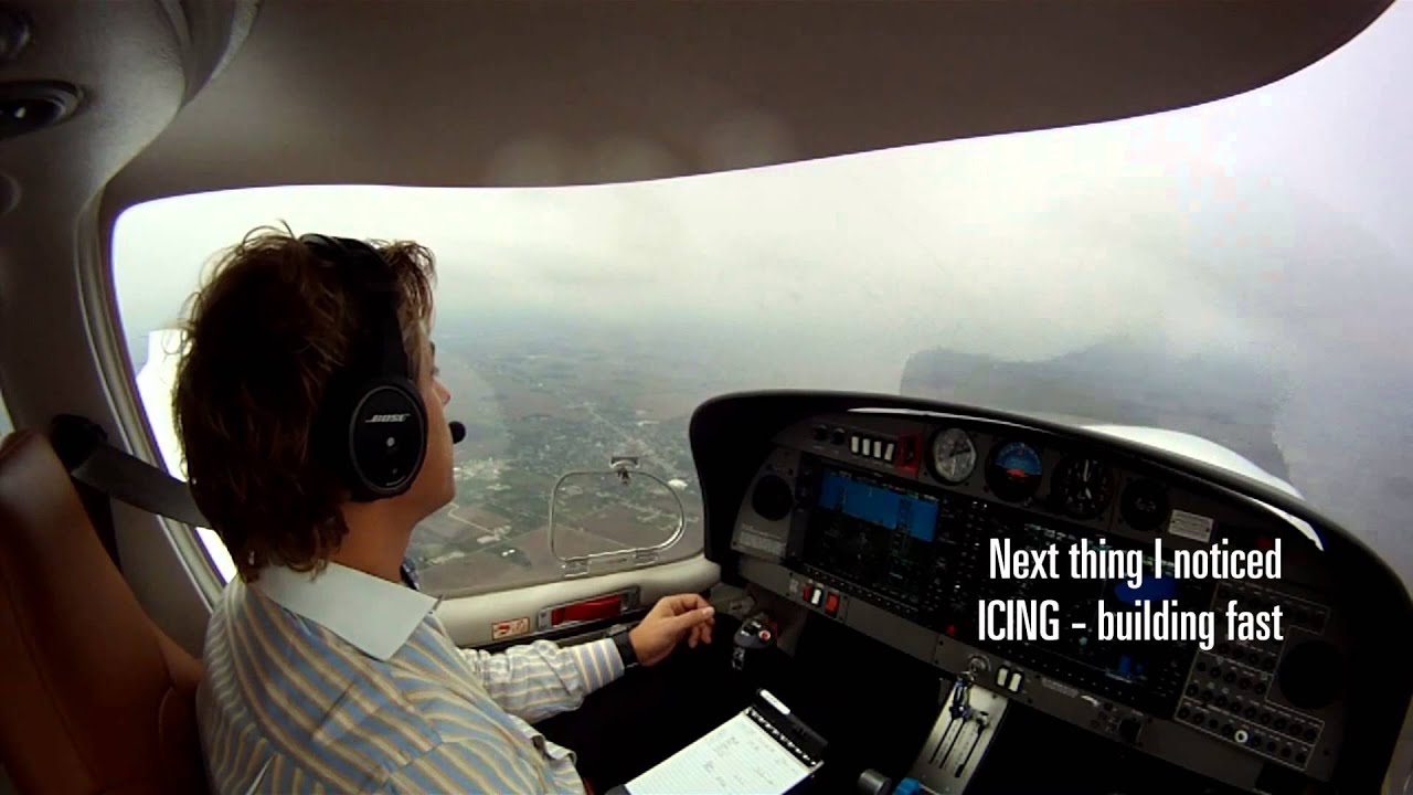 Airplane Icing over Indiana YouTube