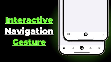 Interactive Navigation Gesture | SwiftUI | iOS 18